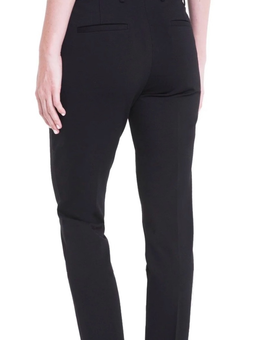 Liverpool Black Straight-Leg Women's Pants